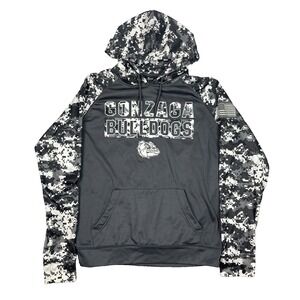 Colosseum Hoodie Georgia Bulldogs Men's Size Large Gray Digital Camo Pullover